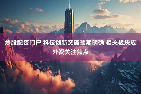 炒股配资门户 科技创新突破预期明确 相关板块成外资关注焦点